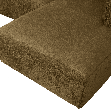 WOOOD Bean Velvet Rechts Hoekbank