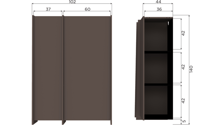 WOOOD Brock Opbergkast