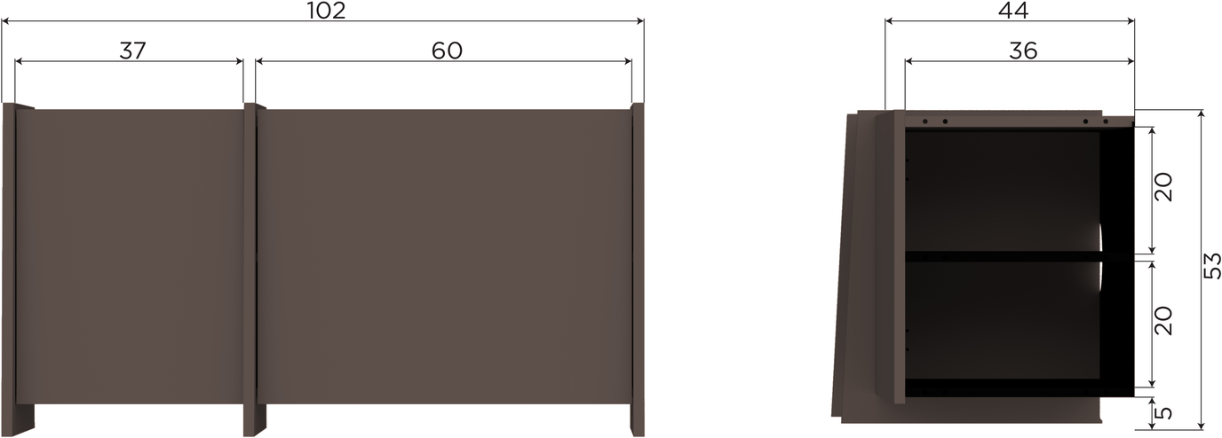 WOOOD Brock Tv-meubel