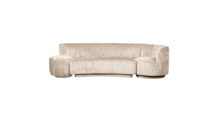 WOOOD Combi-Popular Fauteuil + Poef Elementenbank