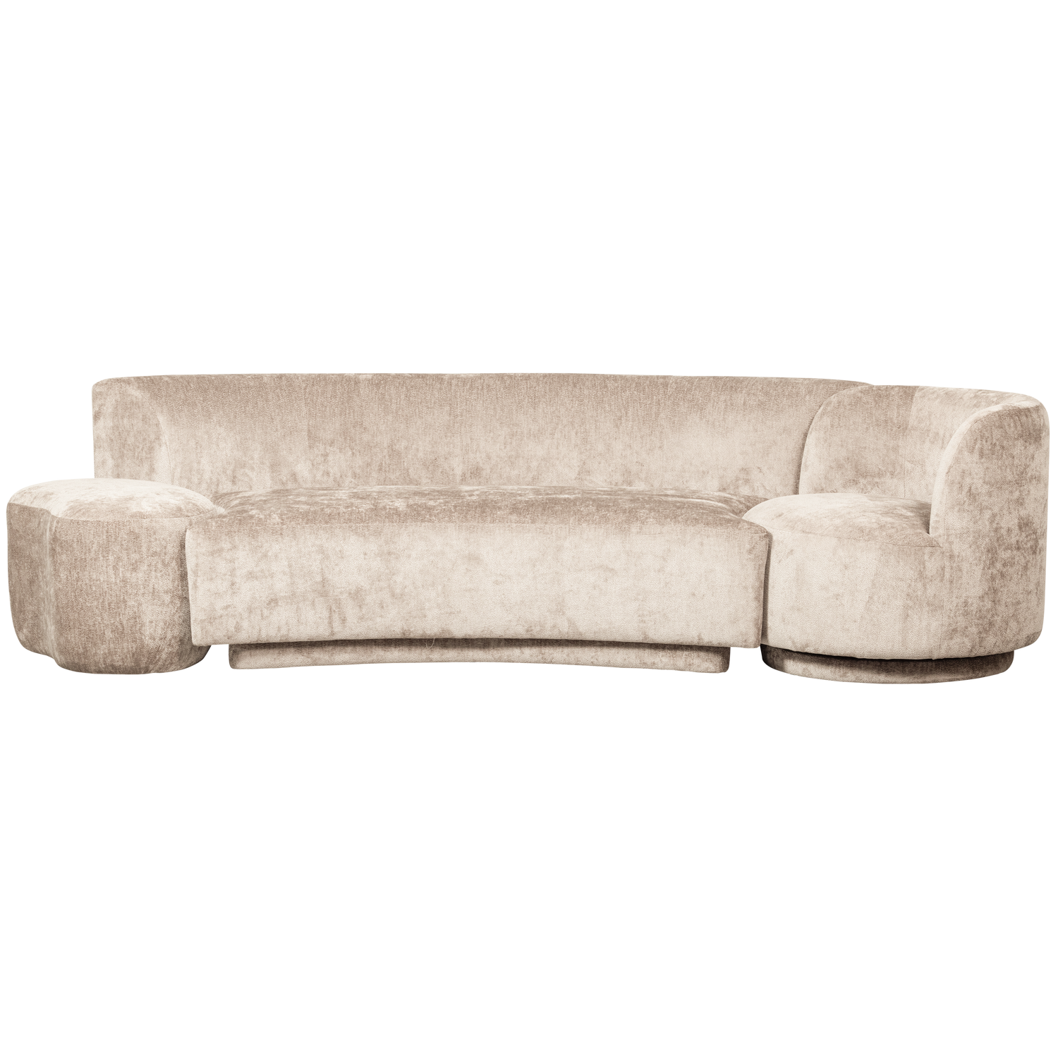 WOOOD Combi-Popular Fauteuil + Poef Elementenbank