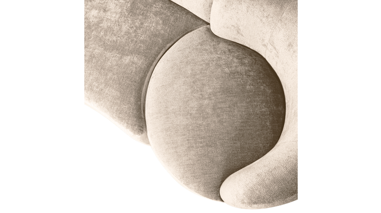 WOOOD Combi-Popular Fauteuil + Poef Elementenbank