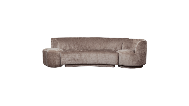 WOOOD Combi-Popular Fauteuil + Poef Elementenbank