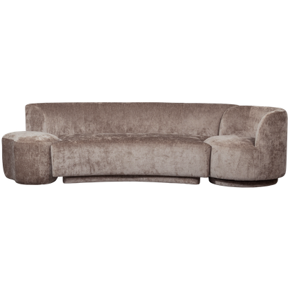 WOOOD Combi-Popular Fauteuil + Poef Elementenbank