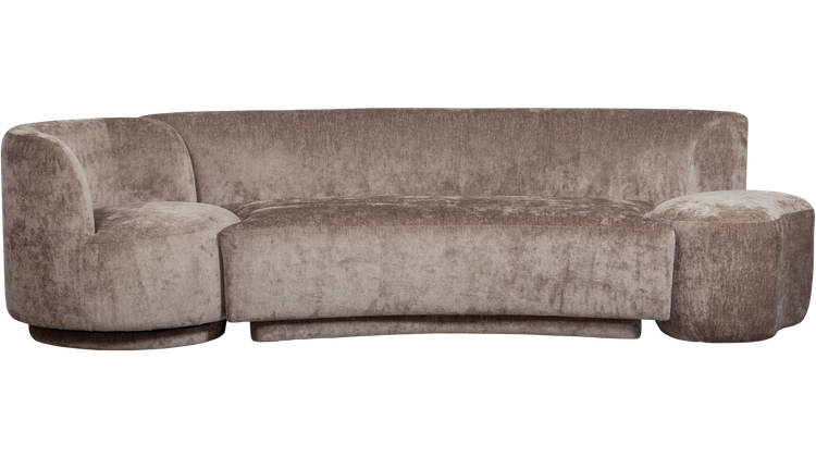 WOOOD Combi-Popular Fauteuil + Poef Elementenbank