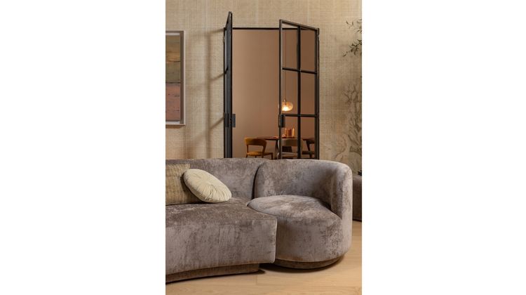 WOOOD Combi-Popular Fauteuil + Poef Elementenbank