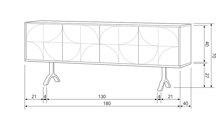 WOOOD Draw Dressoir