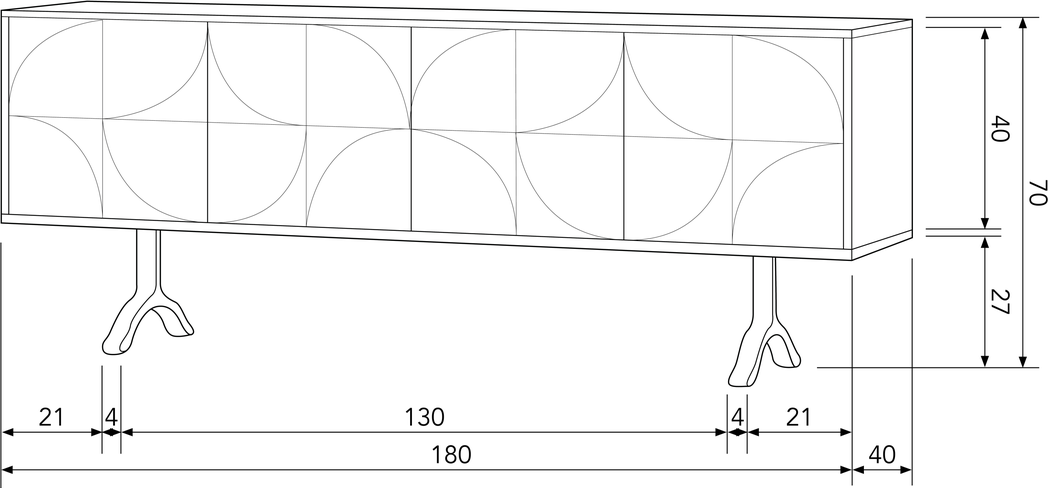 WOOOD Draw Dressoir