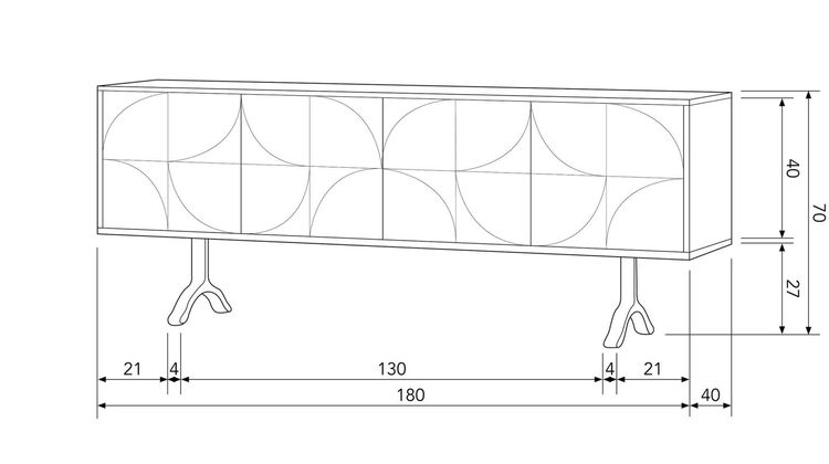 WOOOD Draw Dressoir