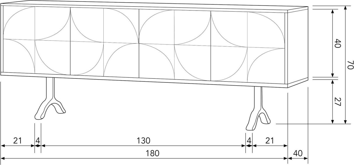 WOOOD Draw Dressoir