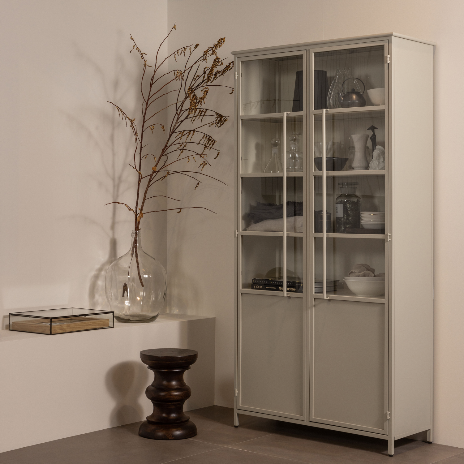 WOOOD Exhibit 2-deurs Vitrinekast