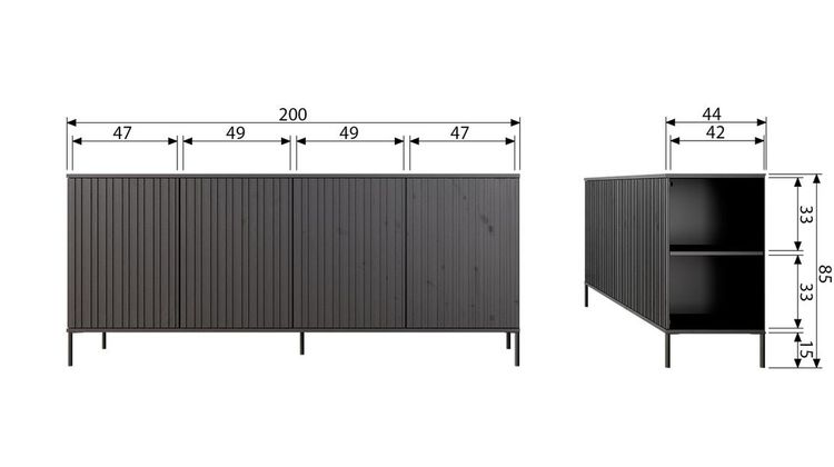 WOOOD Gravure Dressoir