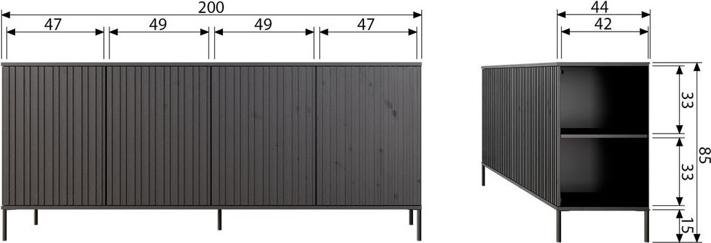 WOOOD Gravure Dressoir