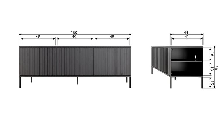 WOOOD Gravure Medium Tv-meubel