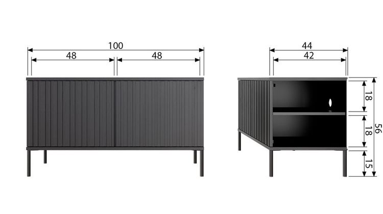 WOOOD Gravure Small Tv-meubel