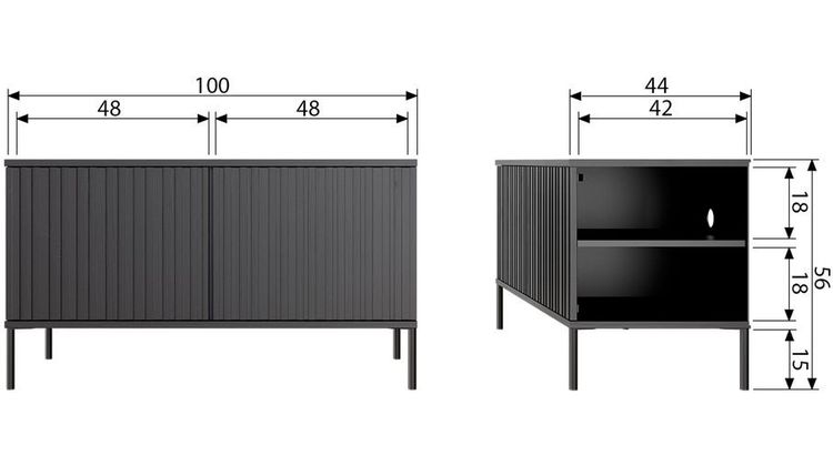 WOOOD Gravure Small Tv-meubel