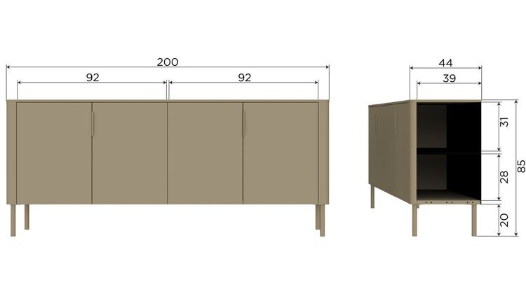 WOOOD Gunnar Dressoir