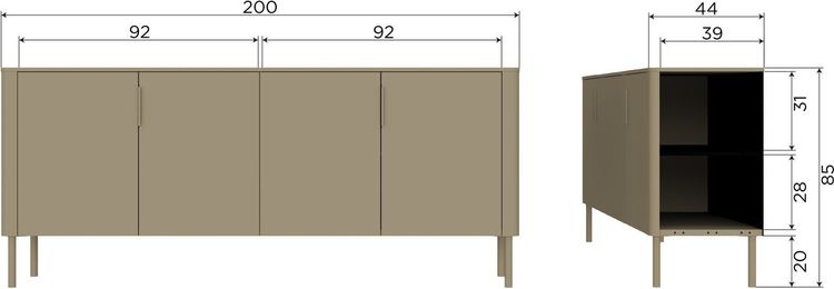 WOOOD Gunnar Dressoir