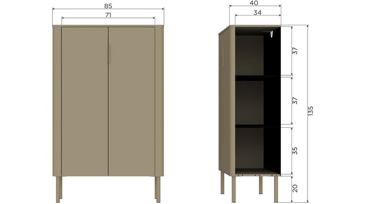 WOOOD Gunnar Opbergkast