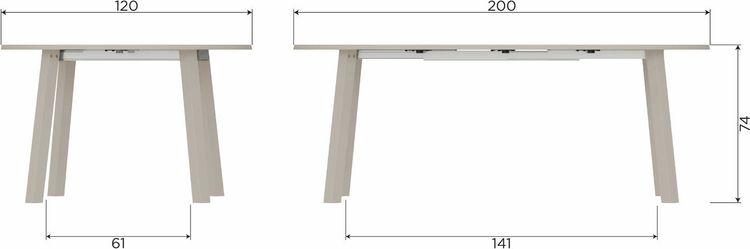WOOOD Janne Eettafel