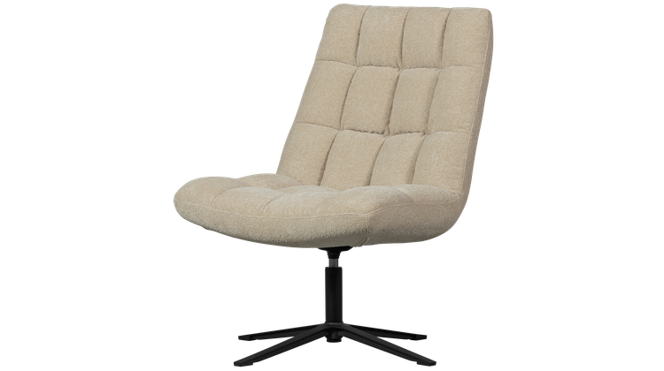 WOOOD Job Bouclé Draaifauteuil