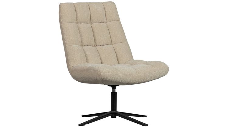 WOOOD Job Bouclé Draaifauteuil