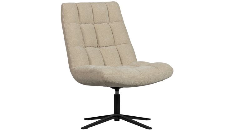 WOOOD Job Bouclé Draaifauteuil