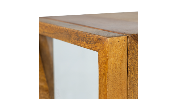 WOOOD Kella 1-Deurs Vitrinekast