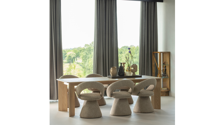 WOOOD Kella 1-Deurs Vitrinekast