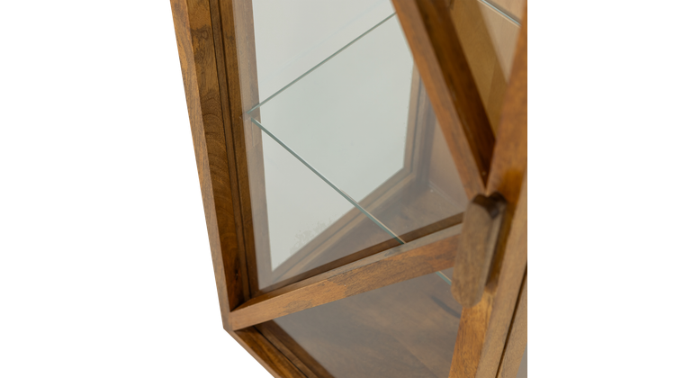 WOOOD Kella 1-Deurs Vitrinekast