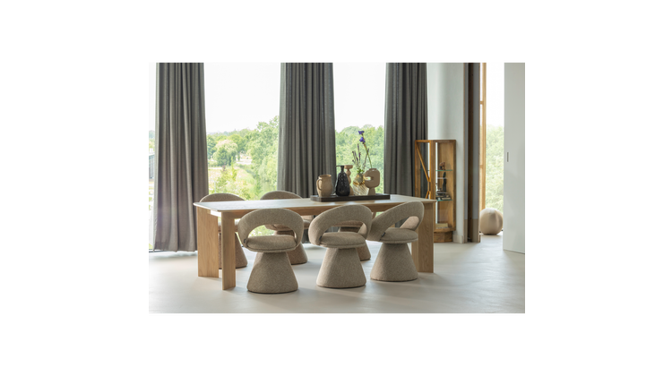 WOOOD Kella 1-Deurs Vitrinekast