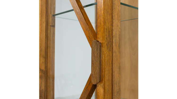 WOOOD Kella 1-Deurs Vitrinekast