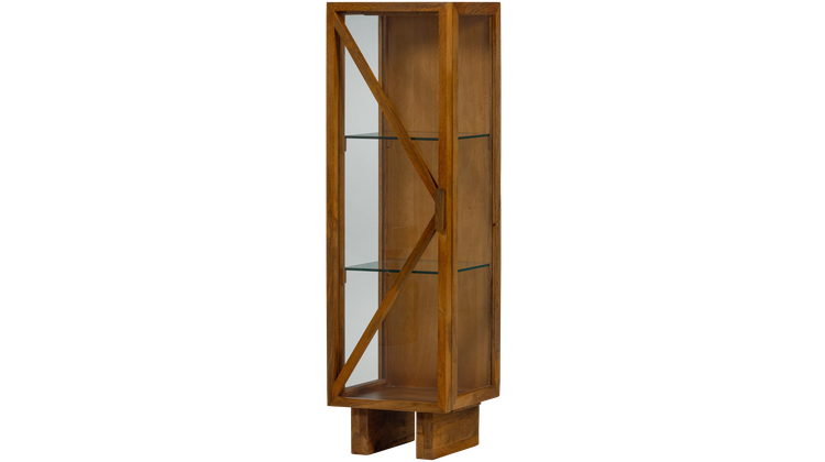WOOOD Kella 1-Deurs Vitrinekast