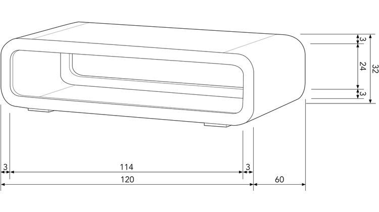 WOOOD Kin Salontafel