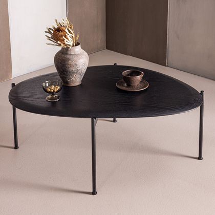 WOOOD Kota Zwart Salontafel