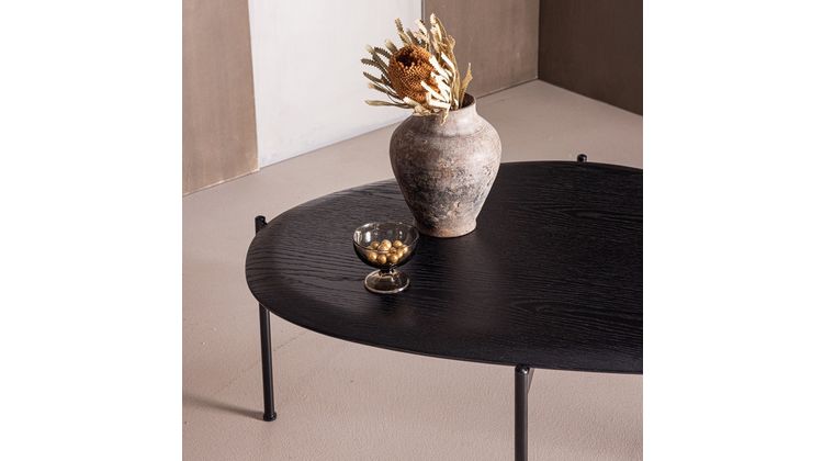 WOOOD Kota Zwart Salontafel