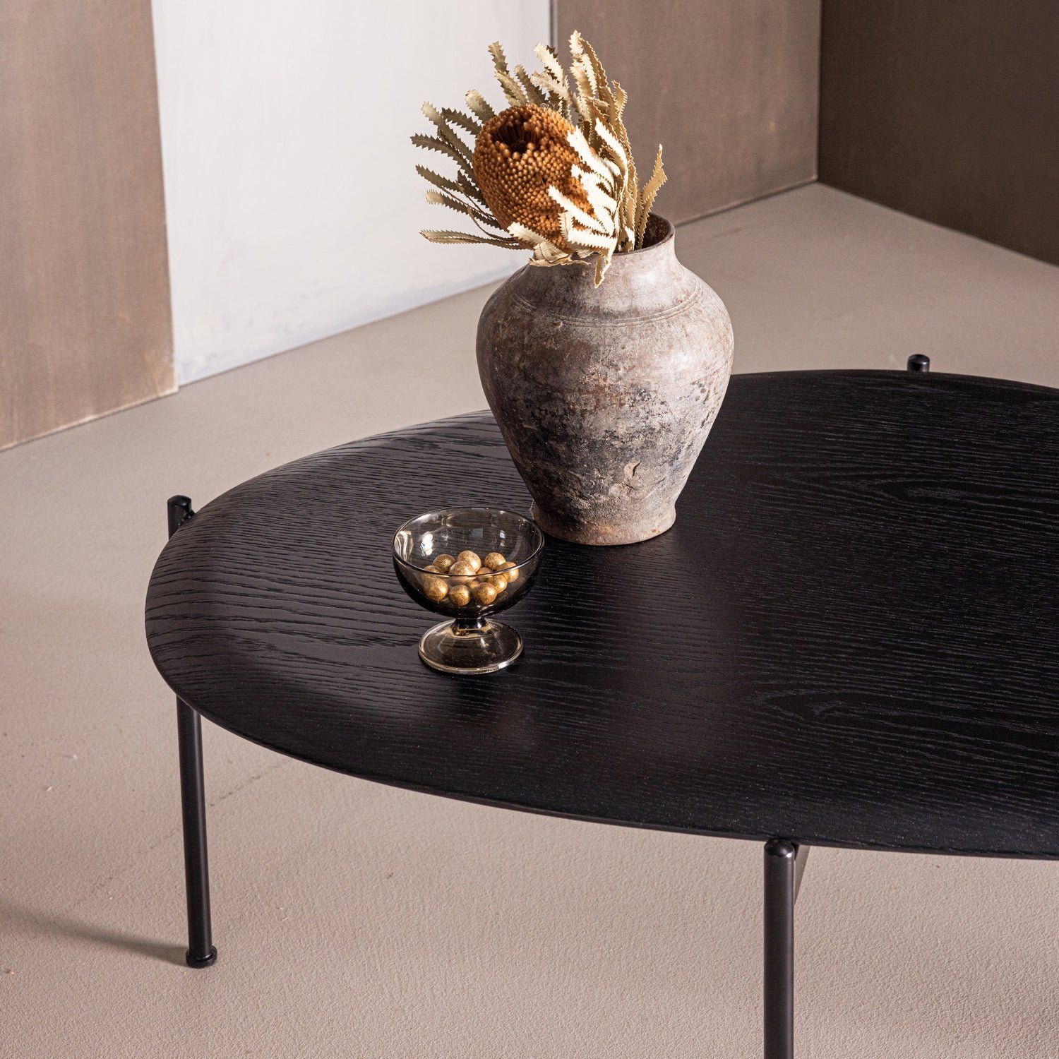 WOOOD Kota Zwart Salontafel