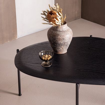 WOOOD Kota Zwart Salontafel