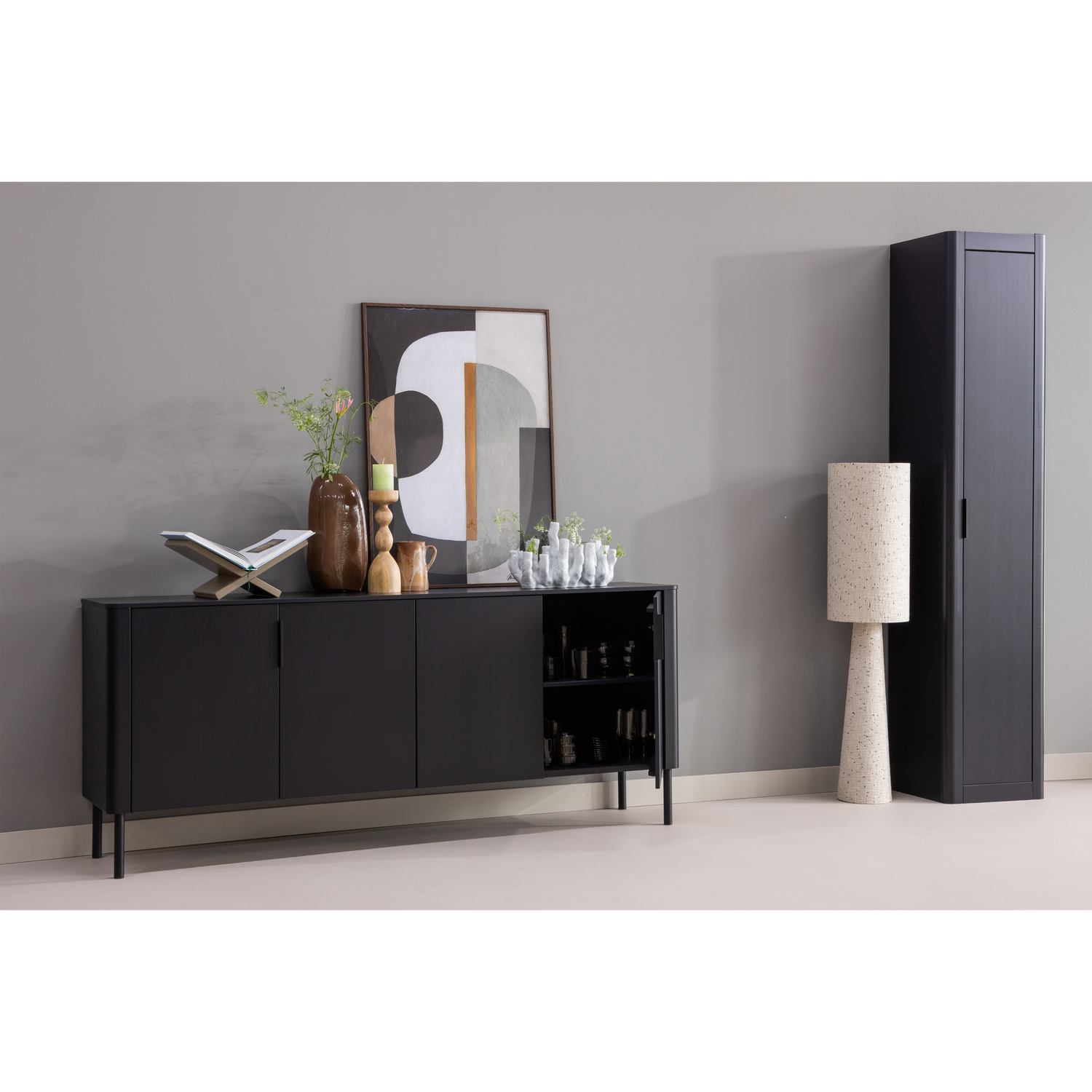 WOOOD Loft Stippen Vloerlamp