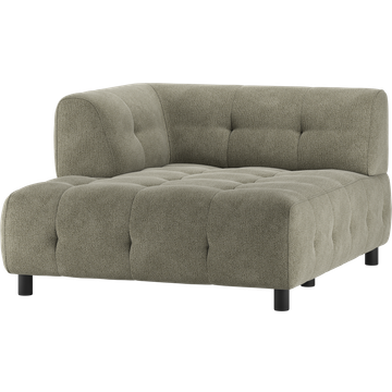 WOOOD Louis Chenille Links Chaise Longue