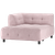 WOOOD Louis Platweef Links Chaise Longue Mauve