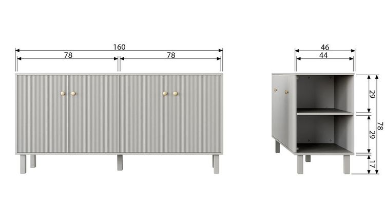WOOOD Madu Dressoir