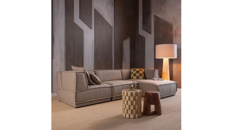 WOOOD Manu Grove Chenille Hoekbank