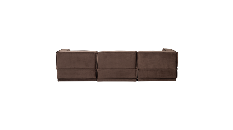 WOOOD Manu Velvet Hoekbank