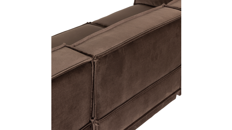 WOOOD Manu Velvet Hoekbank