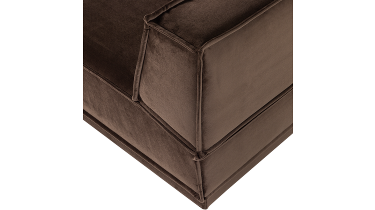 WOOOD Manu Velvet Hoekbank