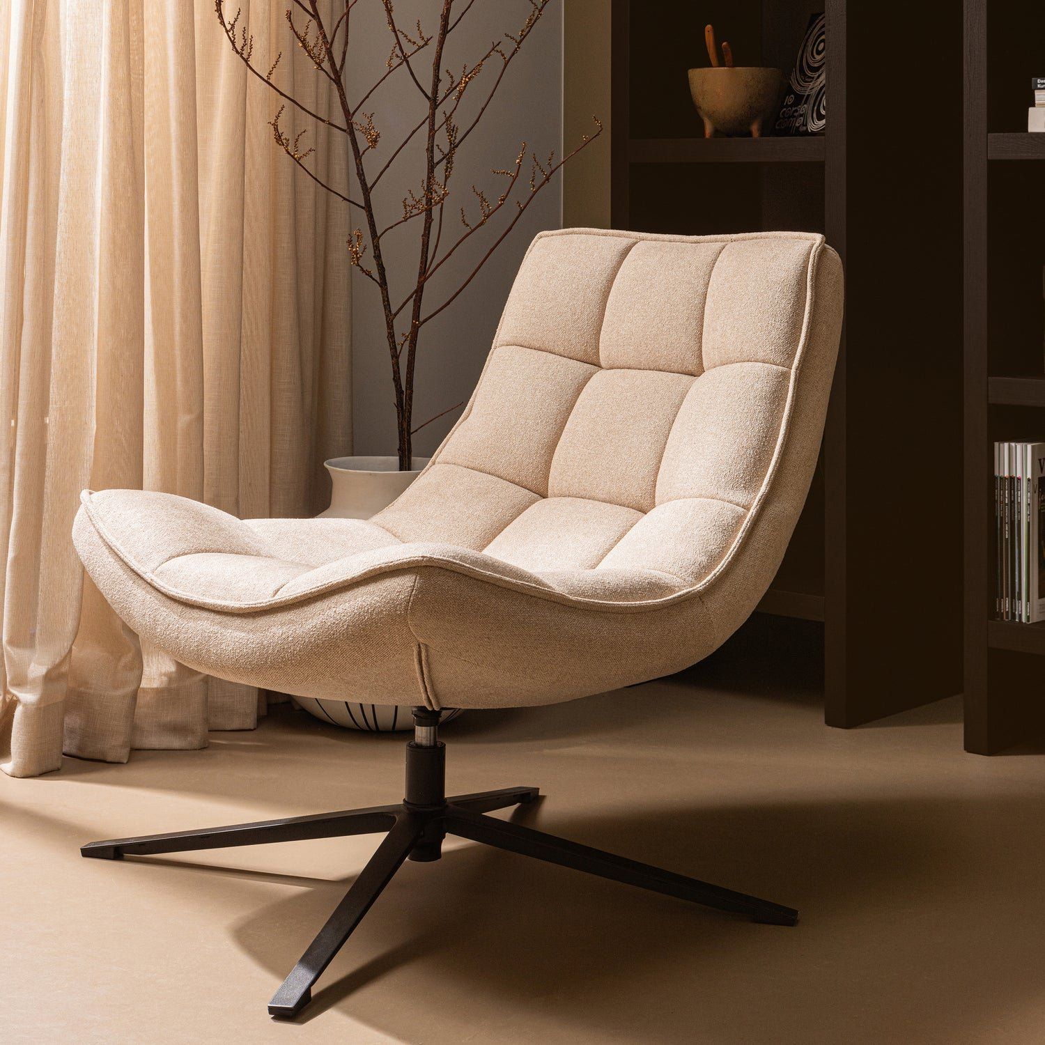 WOOOD Maudi Draaifauteuil