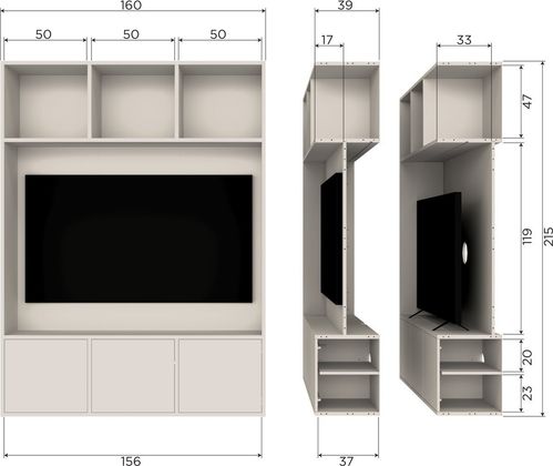WOOOD Meggy Tv-Meubel