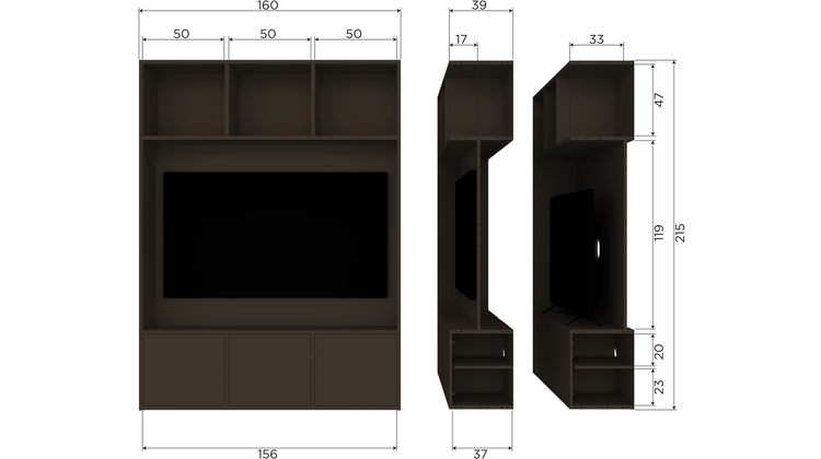 WOOOD Meggy Tv-meubel