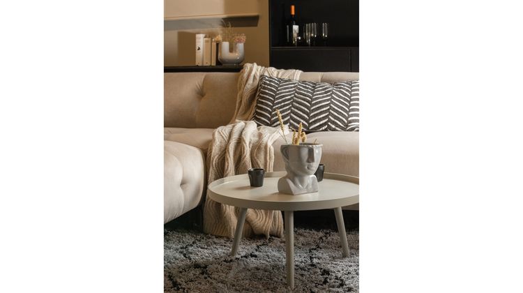 WOOOD Mesa Beige Bijzettafel